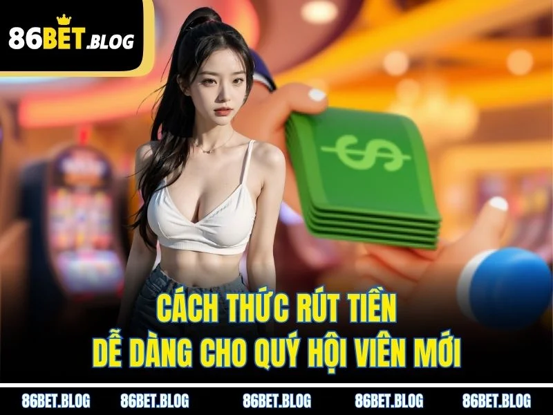 Cách thức rút tiền dễ dàng cho quý hội viên mới