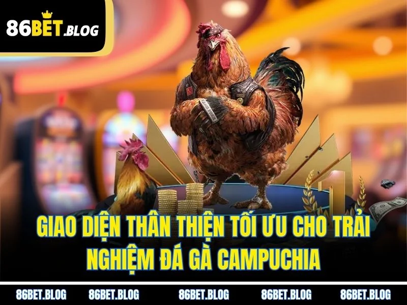 Giao diện thân thiện tối ưu cho trải nghiệm đá gà Campuchia