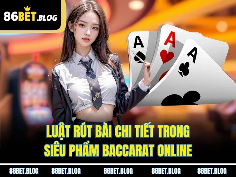 Luật rút bài chi tiết trong siêu phẩm baccarat online