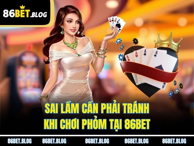 Sai lầm cần phải tránh khi chơi phỏm tại 86BET