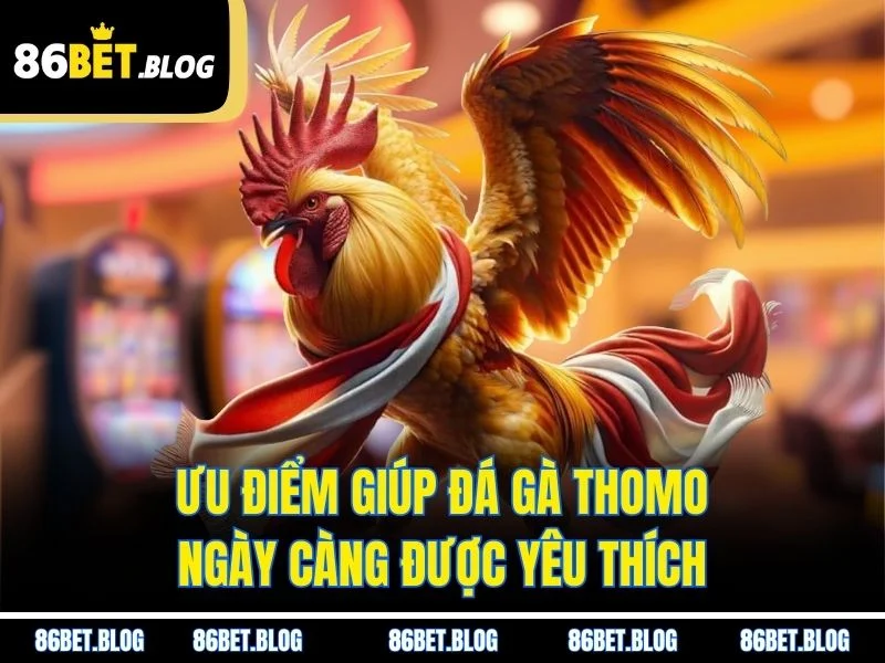 Ưu điểm giúp đá gà Thomo ngày càng được yêu thích